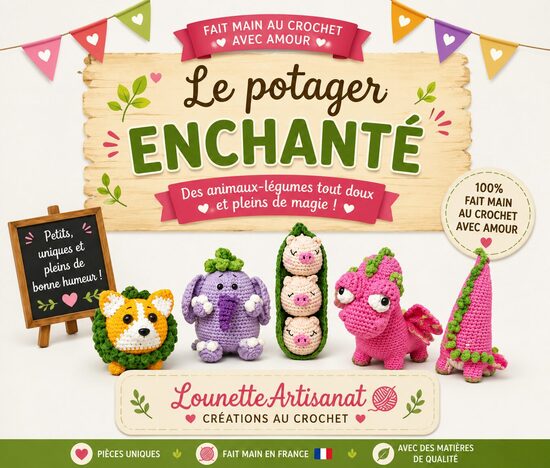 Les animaux du potager enchantés 